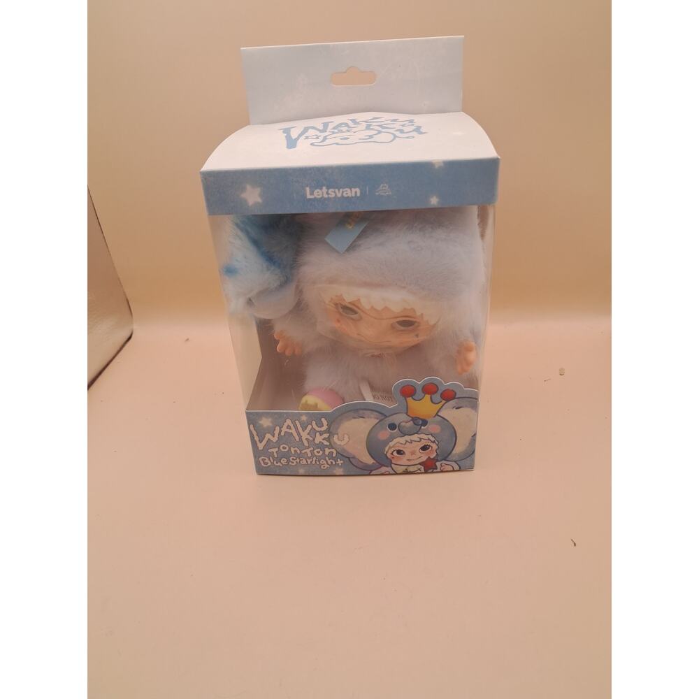 Letsvan Wakuku Ton Ton Blue Starlight elephant plush pendant doll